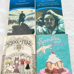 4 book lot